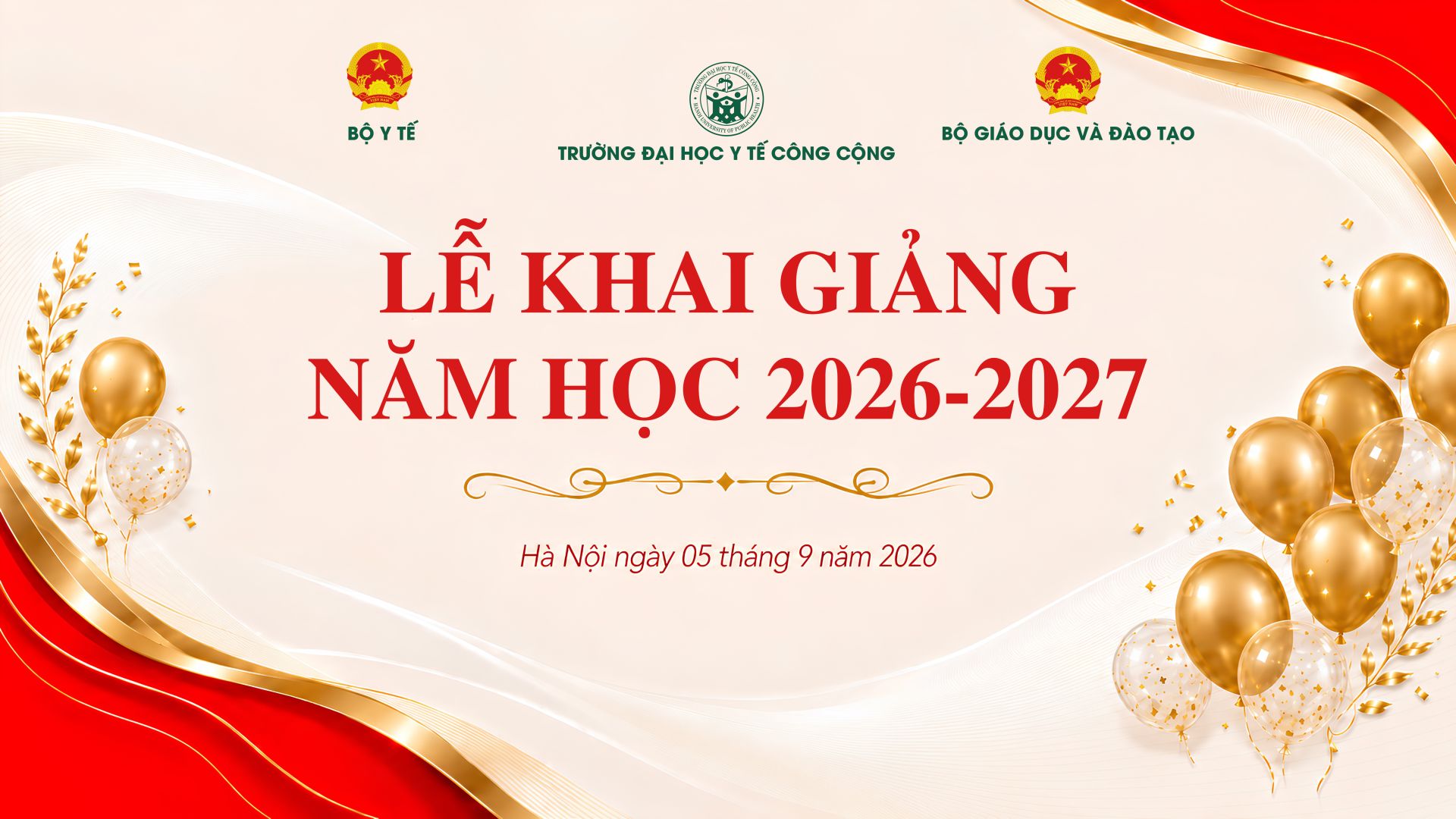 Trường Đại học Y tế công cộng sẵn sàng cho năm học mới 2026 - 2027