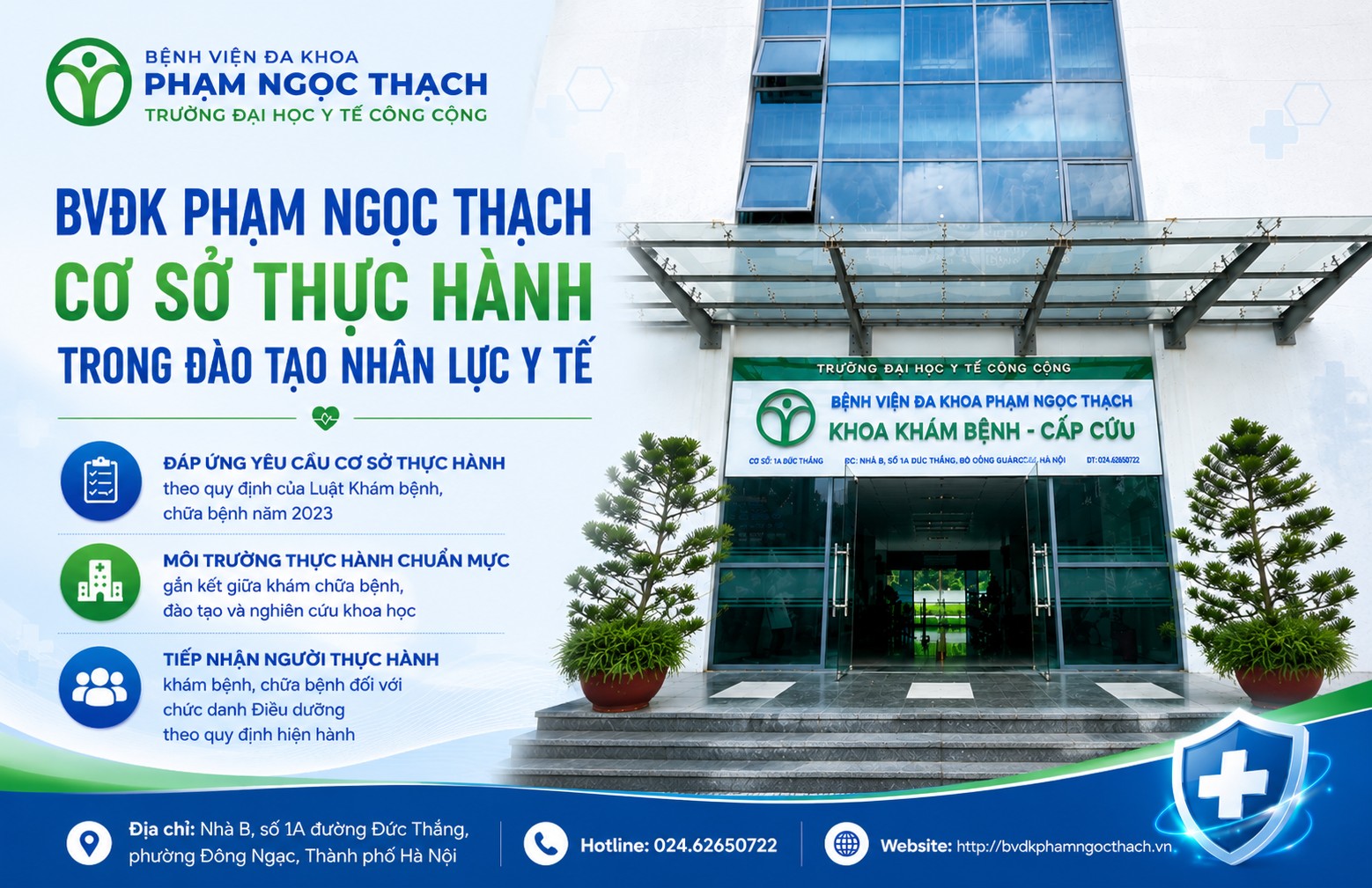 Bệnh viện đa khoa Phạm Ngọc Thạch khẳng định vai trò trong đào tạo nguồn nhân lực y tế chất lượng cao