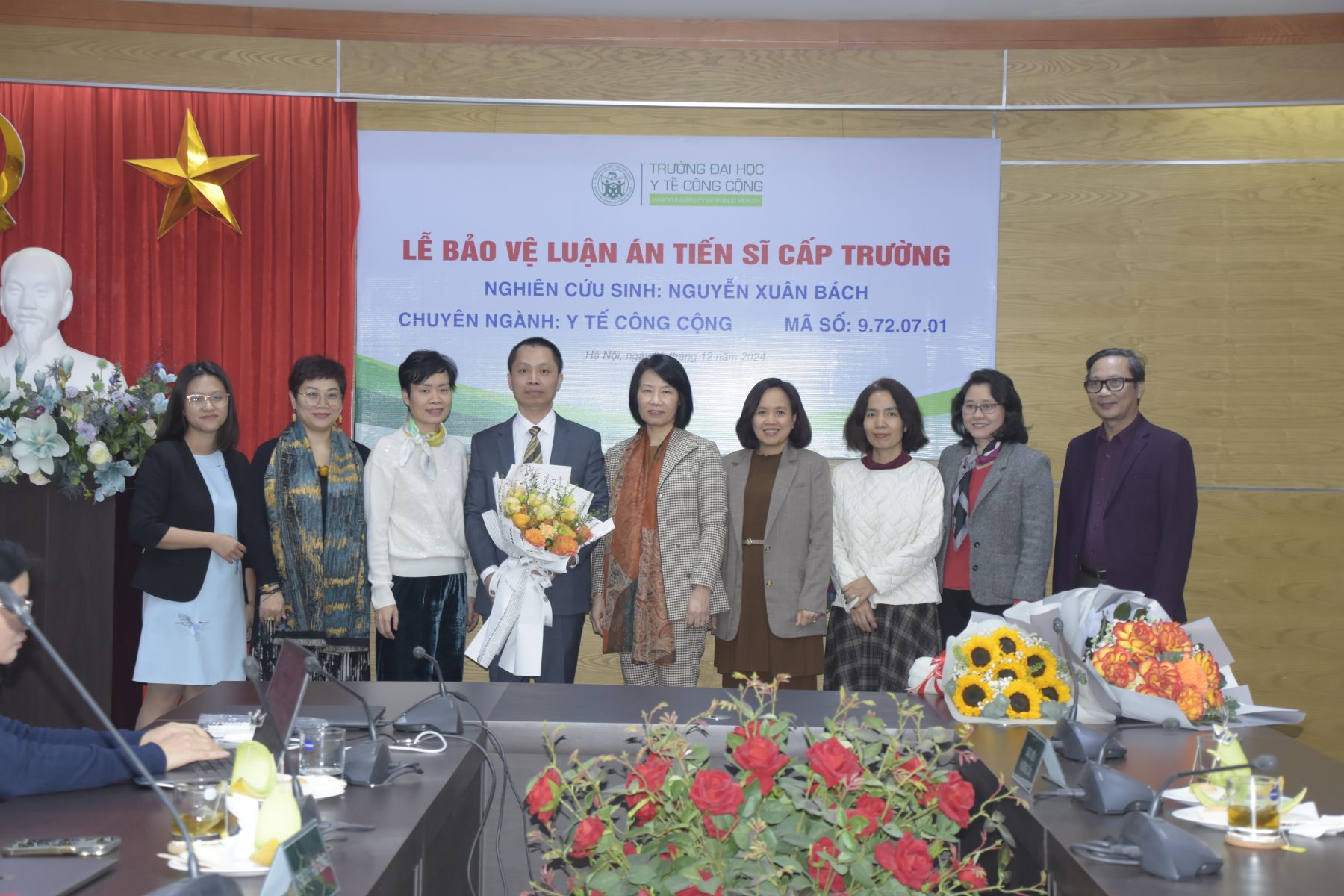 Hội đồng chấm Luận án Tiến sĩ của Nghiên cứu sinh Nguyễn Xuân Bách
