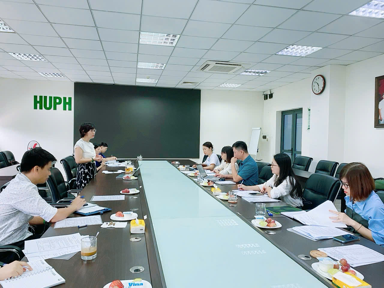 CDC Hà Nội làm việc tại Trường Đại học Y tế công cộng về công tác y tế học đường và phòng chống dịch bệnh