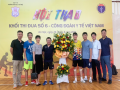 Công đoàn Trường Đại học Y tế công cộng có nội dung thi giành giải nhất hội thao Khối thi đua số 6 - Công đoàn Y tế Việt Nam